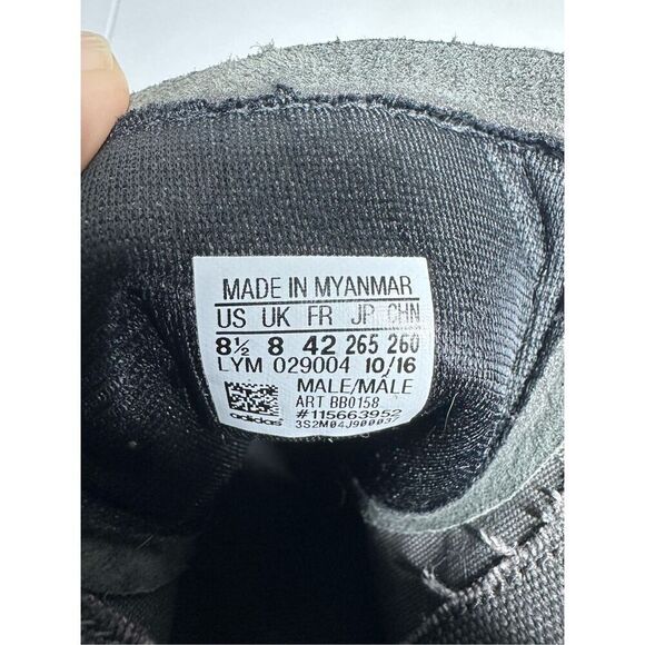 Rare  Rare ADIDAS ORIGINALS High-Top Sneakers Courtvantage Mid Gray Men’s Sz 8,5 main image 8